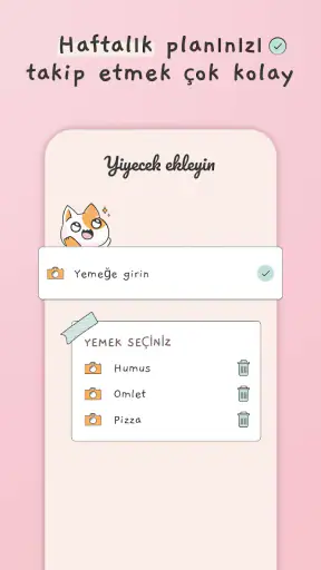 Haftalık Yemek Planı & Kalori