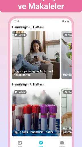 Hamilelik + | takip uygulaması