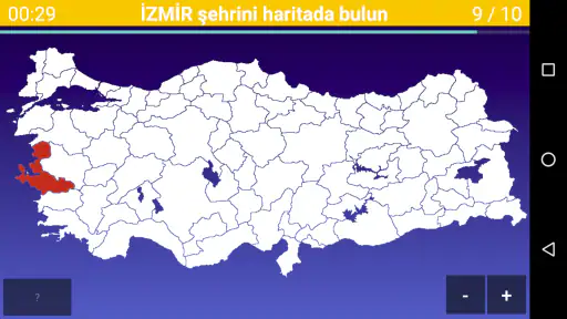 Harita Oyunu Türkiye: Şehirler