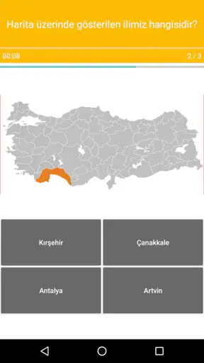 Harita Oyunu Türkiye: Şehirler