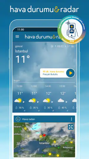 Hava durumu & Radar - Türkiye