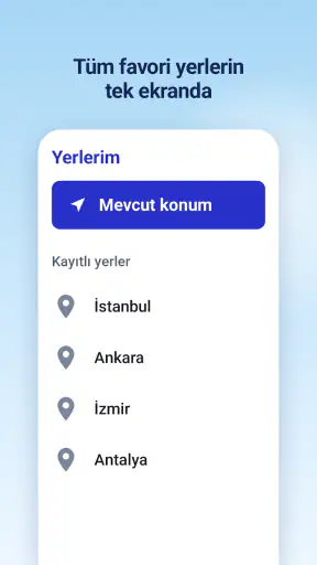 Hava Durumu ve Yağmur Radarı