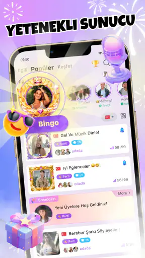 Hiya Game -Sesli sohbet Parti
