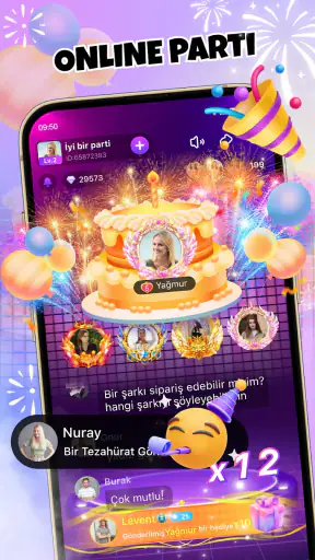 Hiya Game -Sesli sohbet Parti