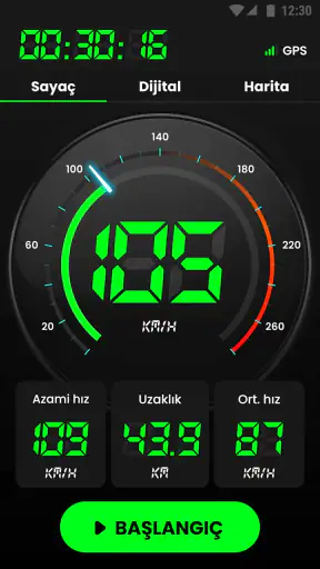 Hız göstergesi & GPS Hız ölçer