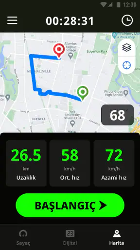Hız ölçer & Odometer App