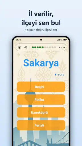 İlçe Bulma Oyunu