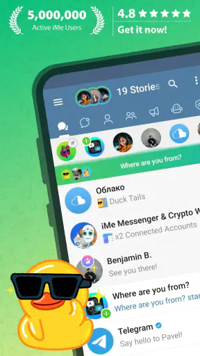 iMe: Telegram AI Mesajlaşma