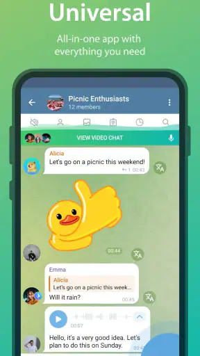 iMe: Telegram AI Mesajlaşma
