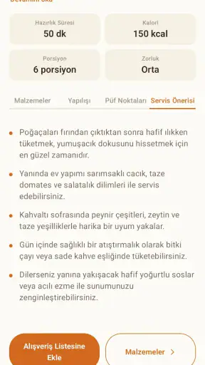 İnternetsiz Poğaça Tarifleri