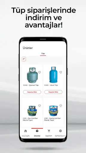 iPApp: Tüp Siparişi & Otogaz