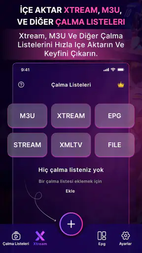 IPTV Oynatıcı, Canlı TV