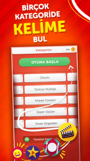 İsim Şehir - Kategori Oyunu