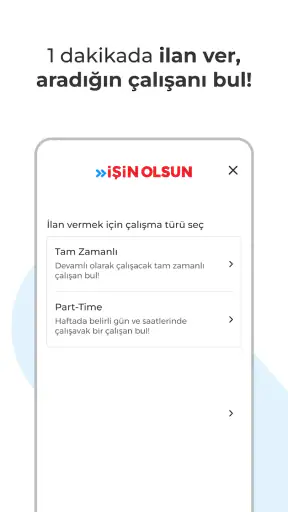 İşin Olsun: İş Bul & İlan ver