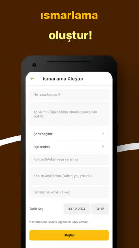 Ismarlıyo - Öğrenciye Ismarla