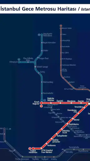 İstanbul Metro Haritası