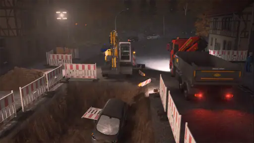 JCB inşaat oyunları simülatörü