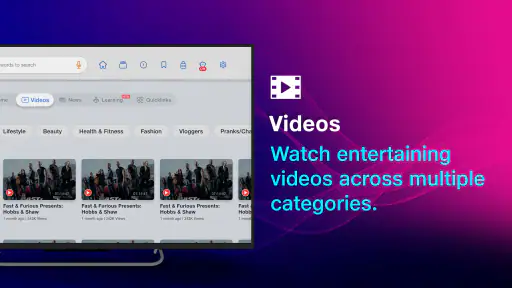 JioSphere - Web Browser for TV