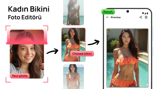 Kadın Bikini Foto Editörü