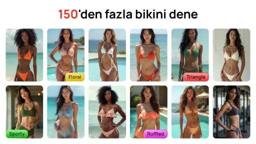 Kadın Bikini Foto Editörü