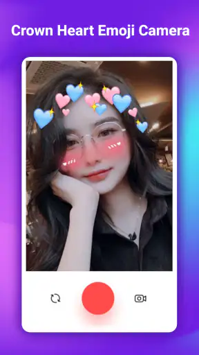 Kalpli Taç Emoji Kamerası