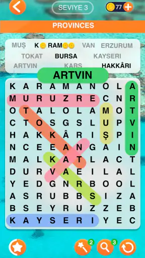 Kelime Arama Türkçe