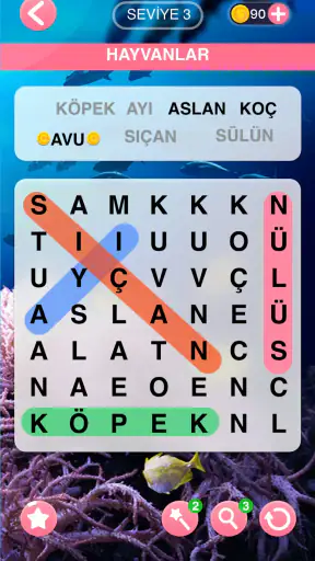 Kelime Arama Türkçe