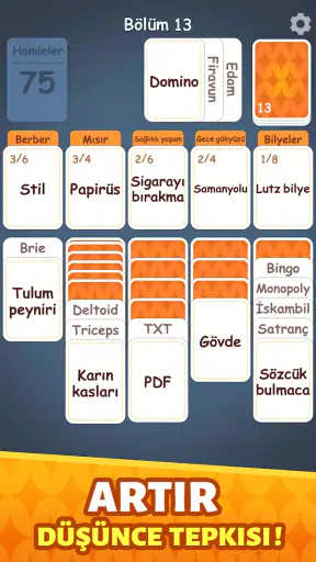 Kelime İskambil: Solitaire