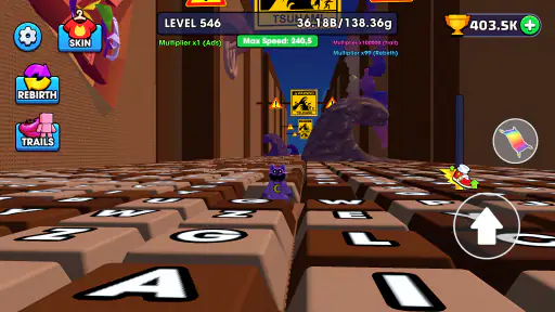 Keyboard Escape: Speed Parkour
