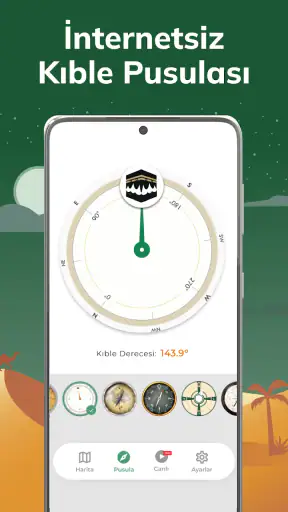 Kıble Bulma Pusulası %100