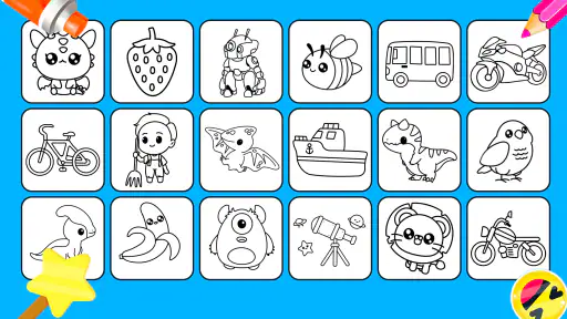 Kids Coloring Pages For Boys