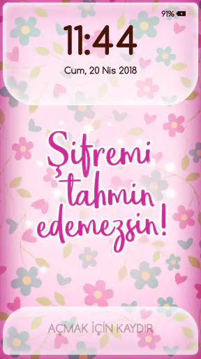 Sevimli Kilit Ekranı ve Duvar