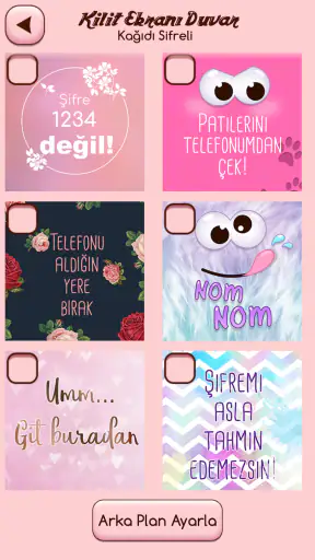 Sevimli Kilit Ekranı ve Duvar