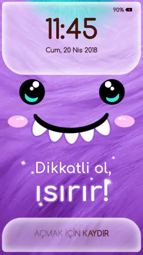 Sevimli Kilit Ekranı ve Duvar