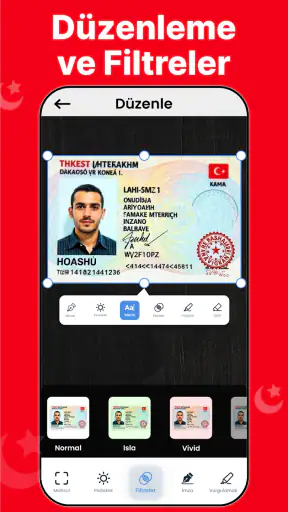 Kimlik Kartı Tarayıcı - Tarama