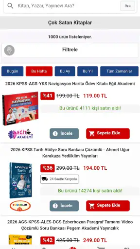 Kitap Seç
