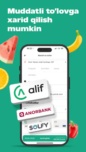 Korzinka Go доставка продуктов