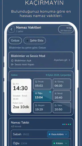 Kur’an Tefeül: Namaz Vakitleri