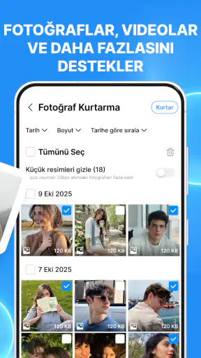 Kurtarılan Fotoğraf ve Video