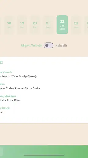 KYK Yurt Menü: Yemek Listeleri