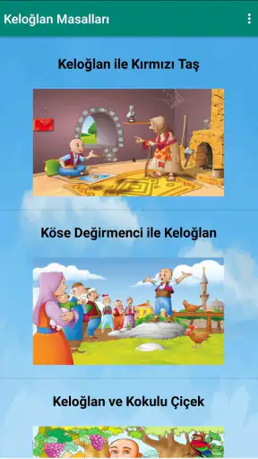 Masal ve Hikayeler Oku, Dinlet