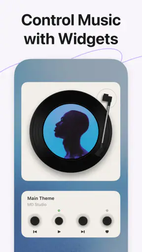 MD Vinyl - Müzik Çalar Widget