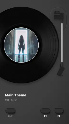 MD Vinyl - Müzik Çalar Widget