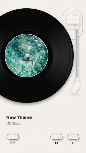 MD Vinyl - Müzik Çalar Widget