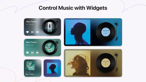 MD Vinyl - Müzik Çalar Widget