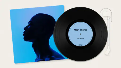 MD Vinyl - Müzik Çalar Widget