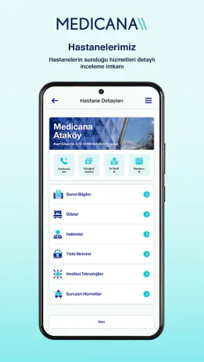 Medicana Mobil Uygulaması