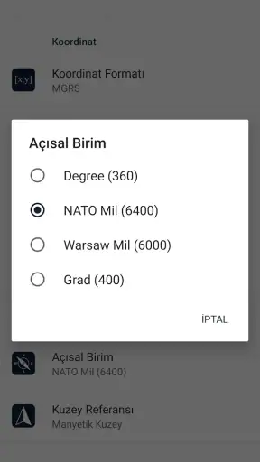Mgrs & Utm Harita: Taktik GPS
