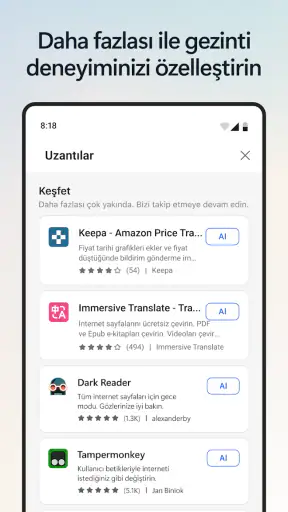 Microsoft Edge: AI tarayıcı