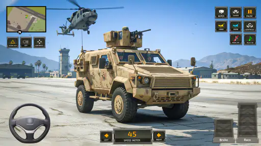 Military Truck Cargo Game 3d